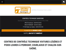 Tablet Screenshot of controle-technique-sanseigne.com